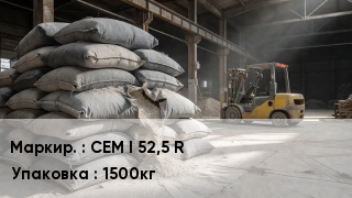 Цемент CEM I 52,5 R 1500кг